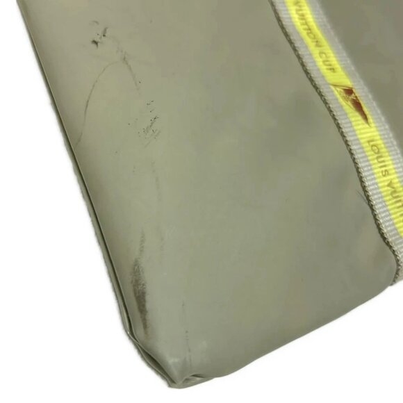 LOUIS VUITTON Louis Vuitton Cup Pouch D60184 Gray Yellow Louis Vuitton Cup - Picture 5 of 8